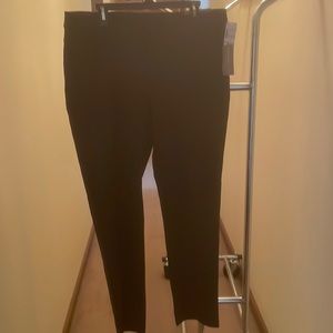 New with tags- Christopher & Banks brown modern fit stretch pants -tapered leg.